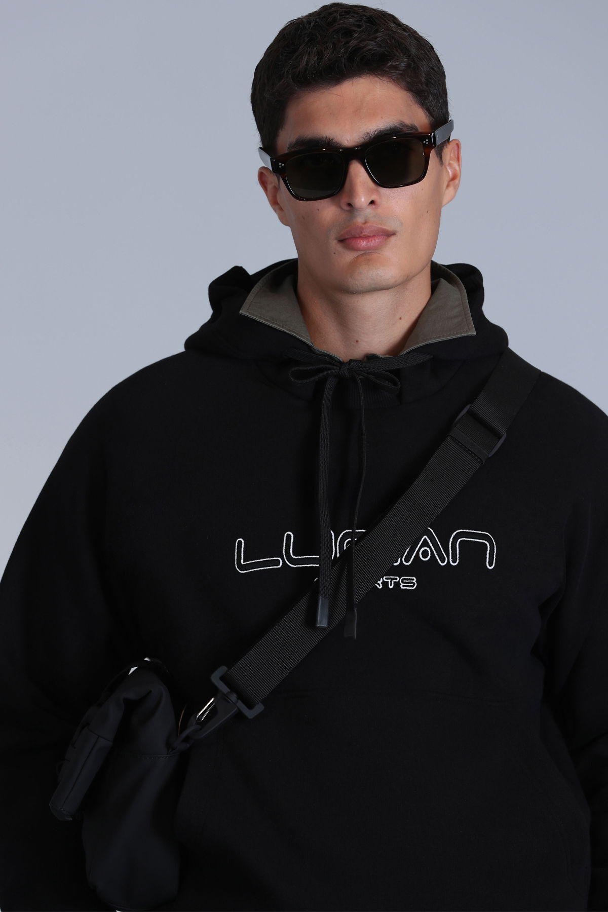 Lufian Erkek Brave Sweatshirt 112030152 Siyah - 3