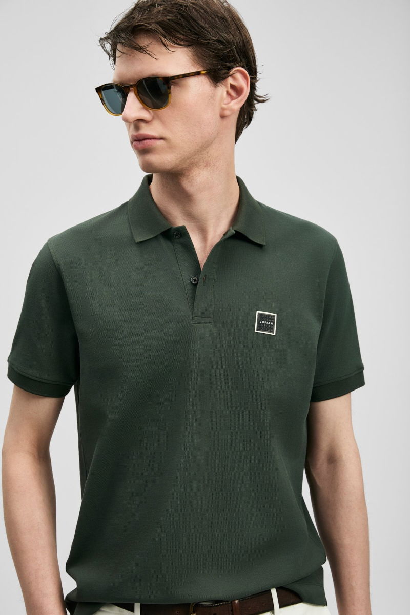 Lufian Erkek Carter Smart Polo T-Shirt 111040233 Haki - 3