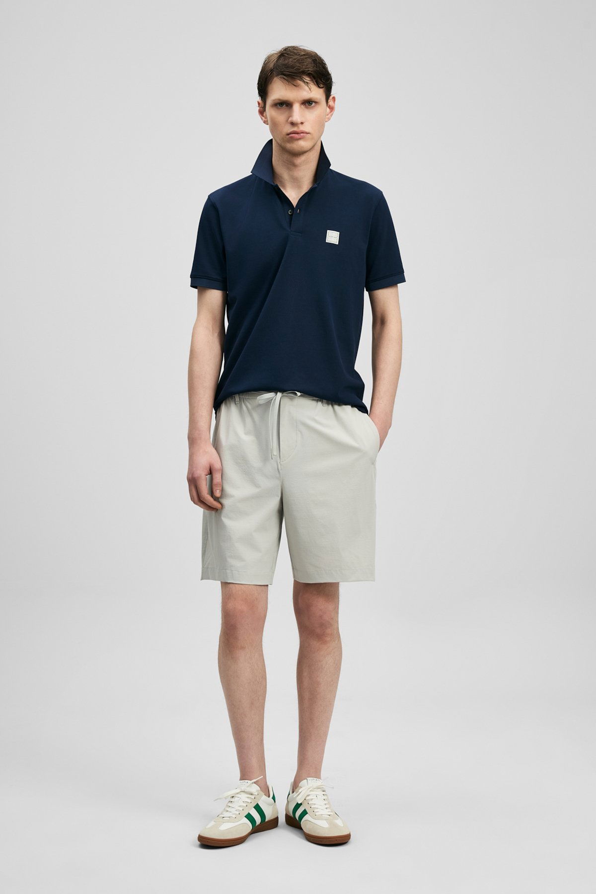 Lufian Erkek Carter Smart Polo T-Shirt 111040233 Lacivert - 2