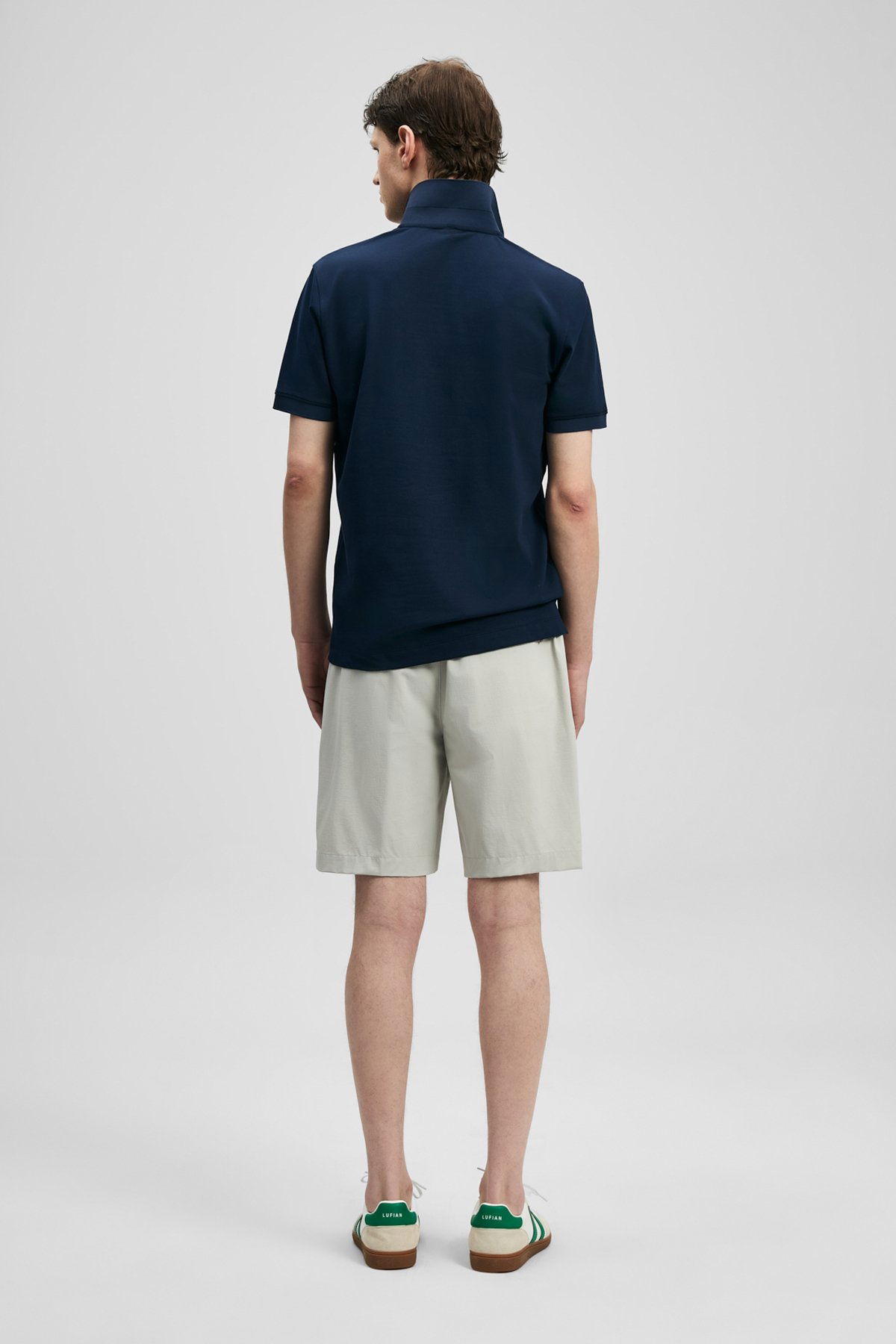 Lufian Erkek Carter Smart Polo T-Shirt 111040233 Lacivert - 4