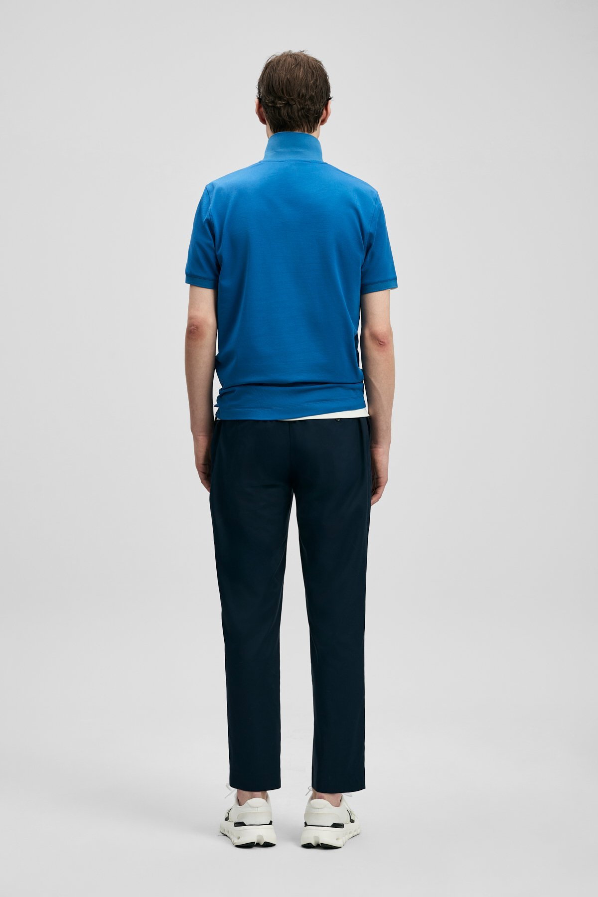 Lufian Erkek Carter Smart Polo T-Shirt 111040233 Mavi - 4