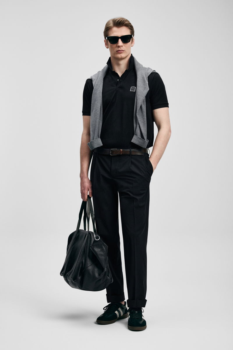 Lufian Erkek Carter Smart Polo T-Shirt 111040233 Siyah - 2