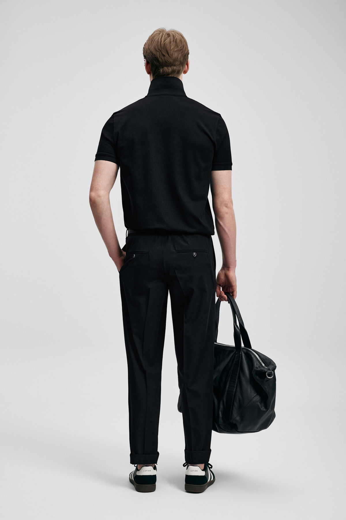 Lufian Erkek Carter Smart Polo T-Shirt 111040233 Siyah - 4