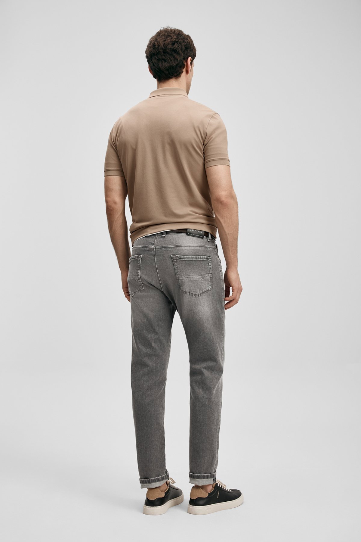 Lufian Erkek Carter Smart Polo T-Shirt 111040233 Toprak - 4