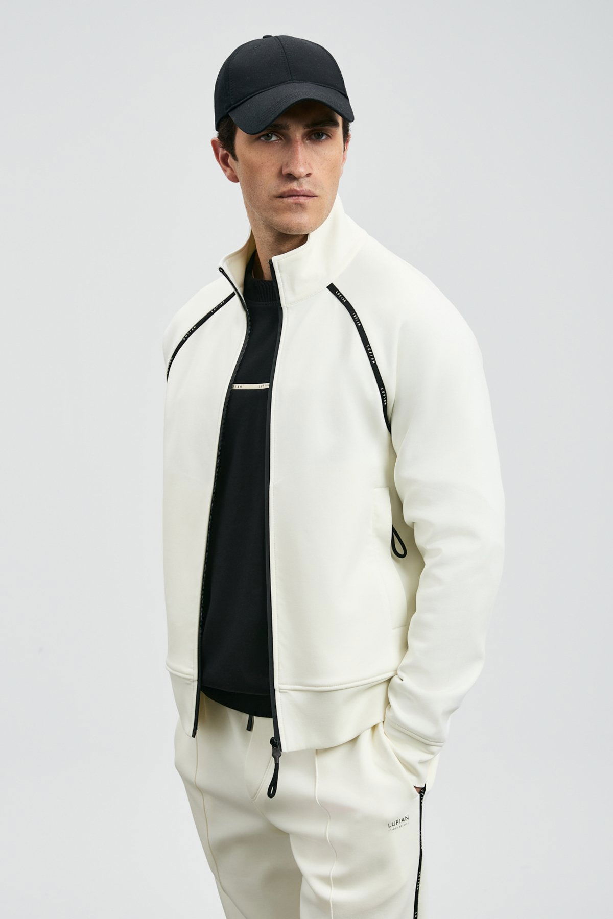 Lufian Erkek Charms Eşofman Üst 112050078 Kırık Beyaz - 1