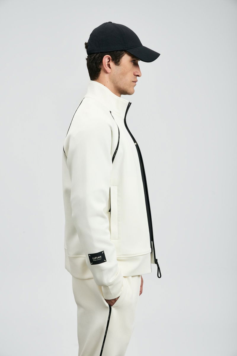 Lufian Erkek Charms Eşofman Üst 112050078 Kırık Beyaz - 3