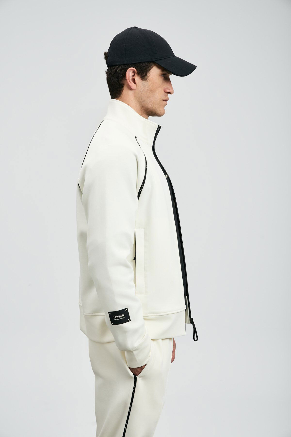 Lufian Erkek Charms Eşofman Üst 112050078 Kırık Beyaz - 3