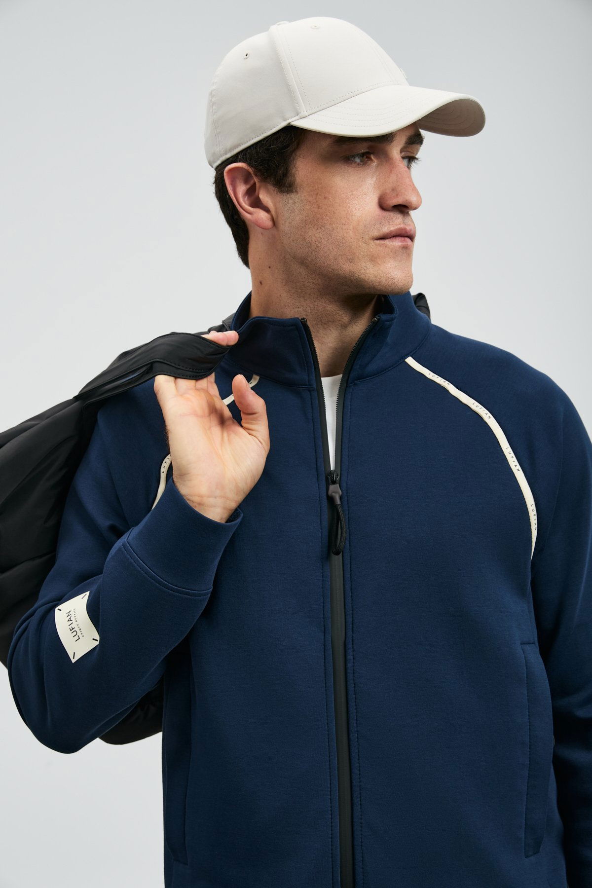 Lufian Erkek Charms Eşofman Üst 112050078 Lacivert - 3