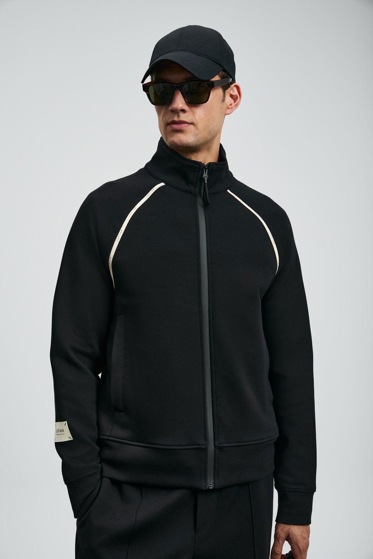 Lufian Erkek Charms Eşofman Üst 112050078 Siyah - 1