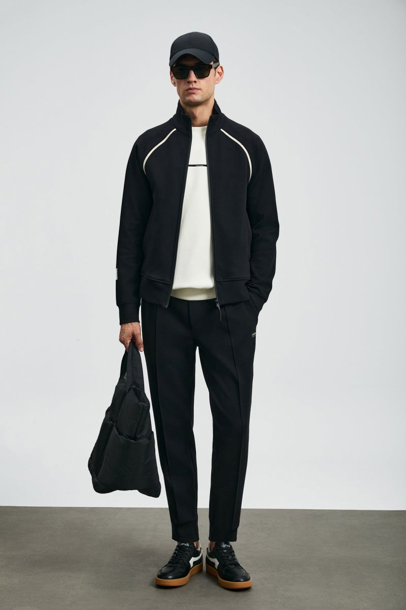 Lufian Erkek Charms Eşofman Üst 112050078 Siyah - 2