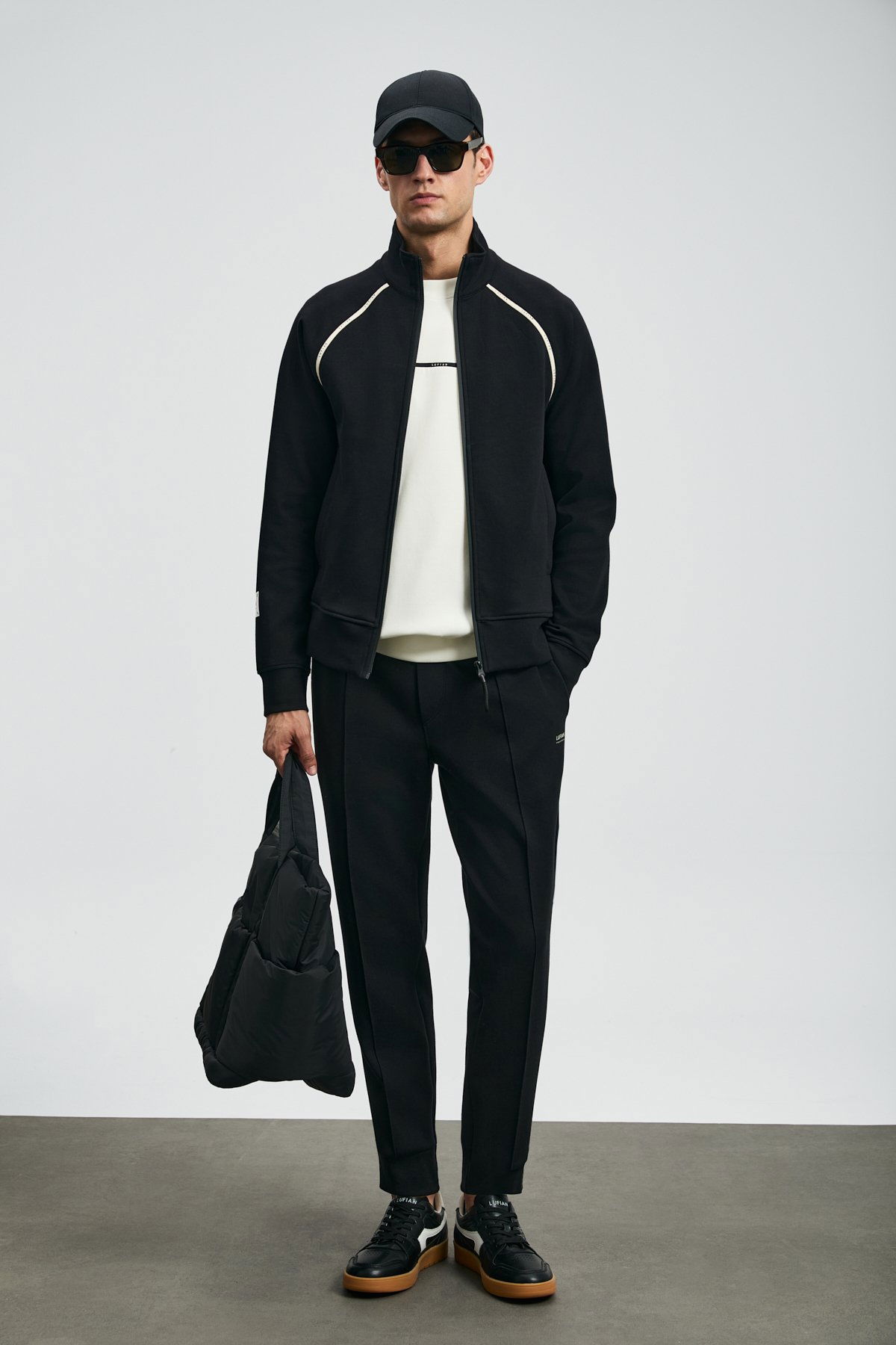 Lufian Erkek Charms Eşofman Üst 112050078 Siyah - 2