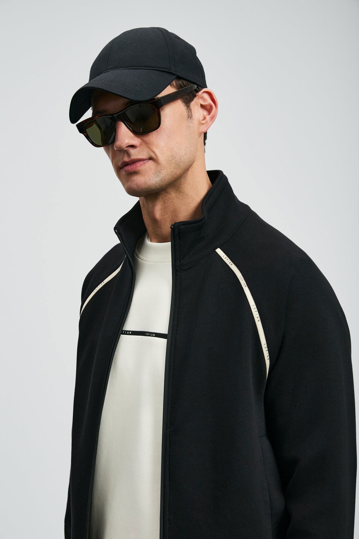 Lufian Erkek Charms Eşofman Üst 112050078 Siyah - 3