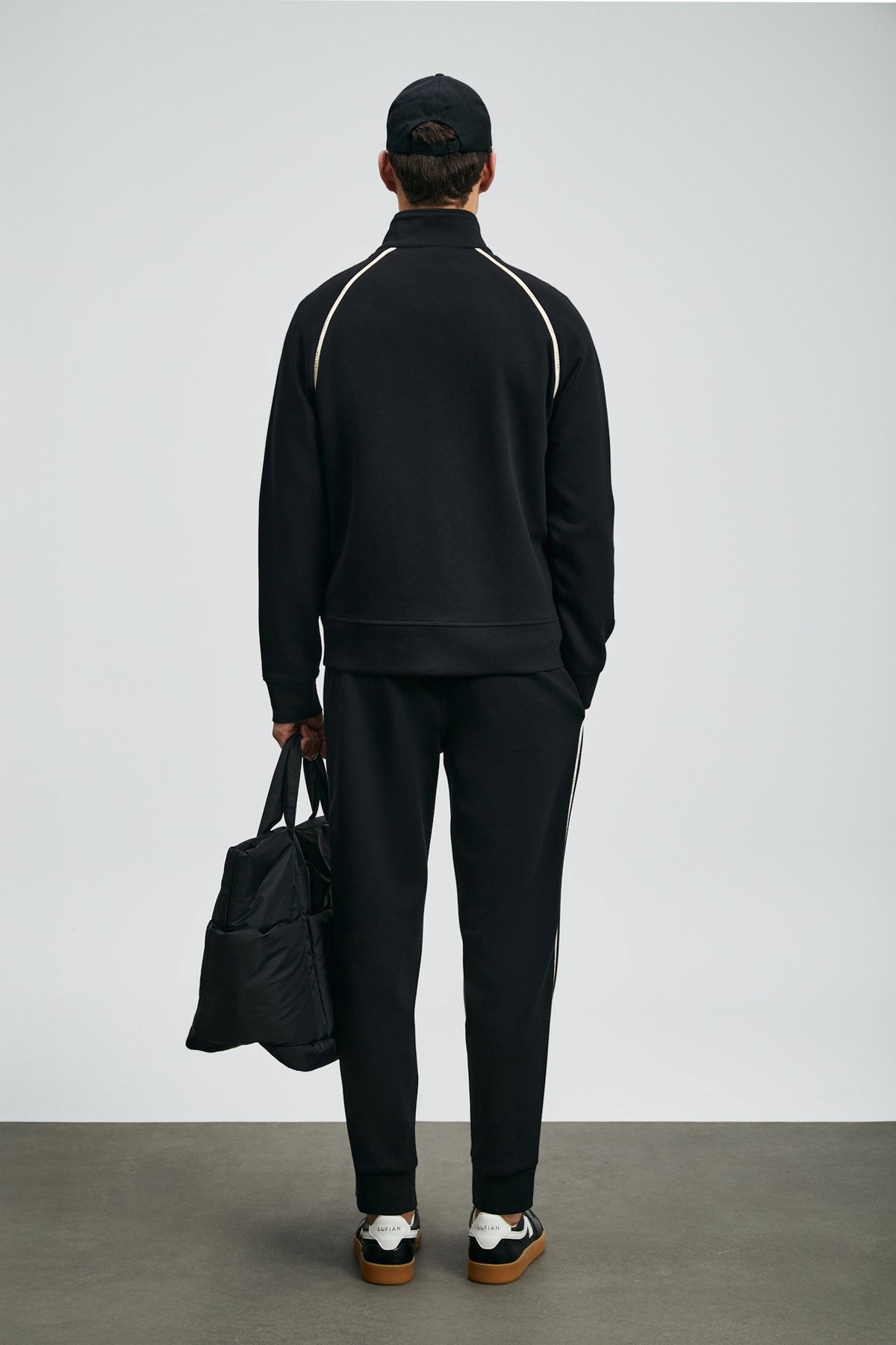 Lufian Erkek Charms Eşofman Üst 112050078 Siyah - 5