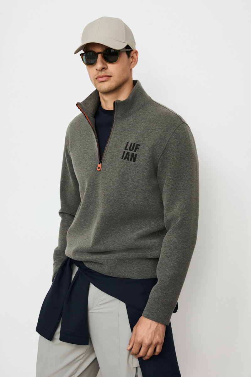 Lufian Erkek Chase Sweatshirt Gri - 2