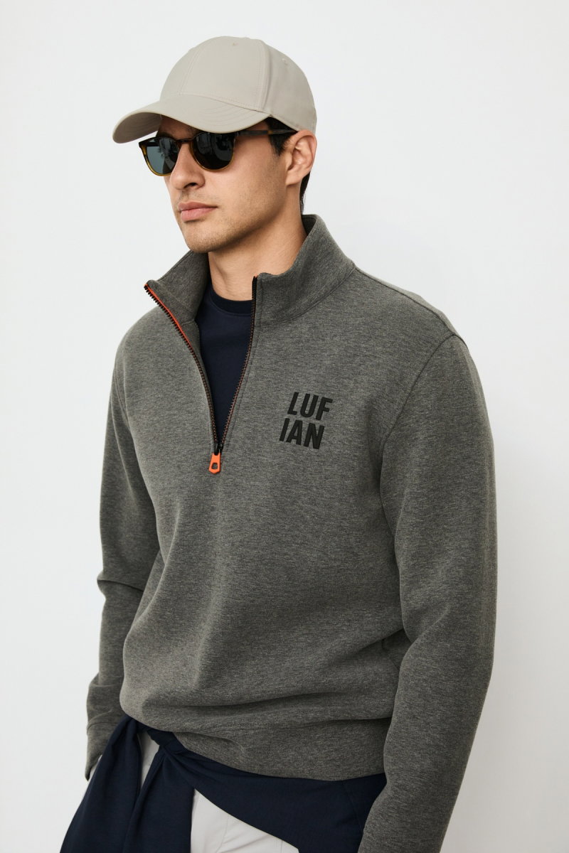 Lufian Erkek Chase Sweatshirt Gri - 3