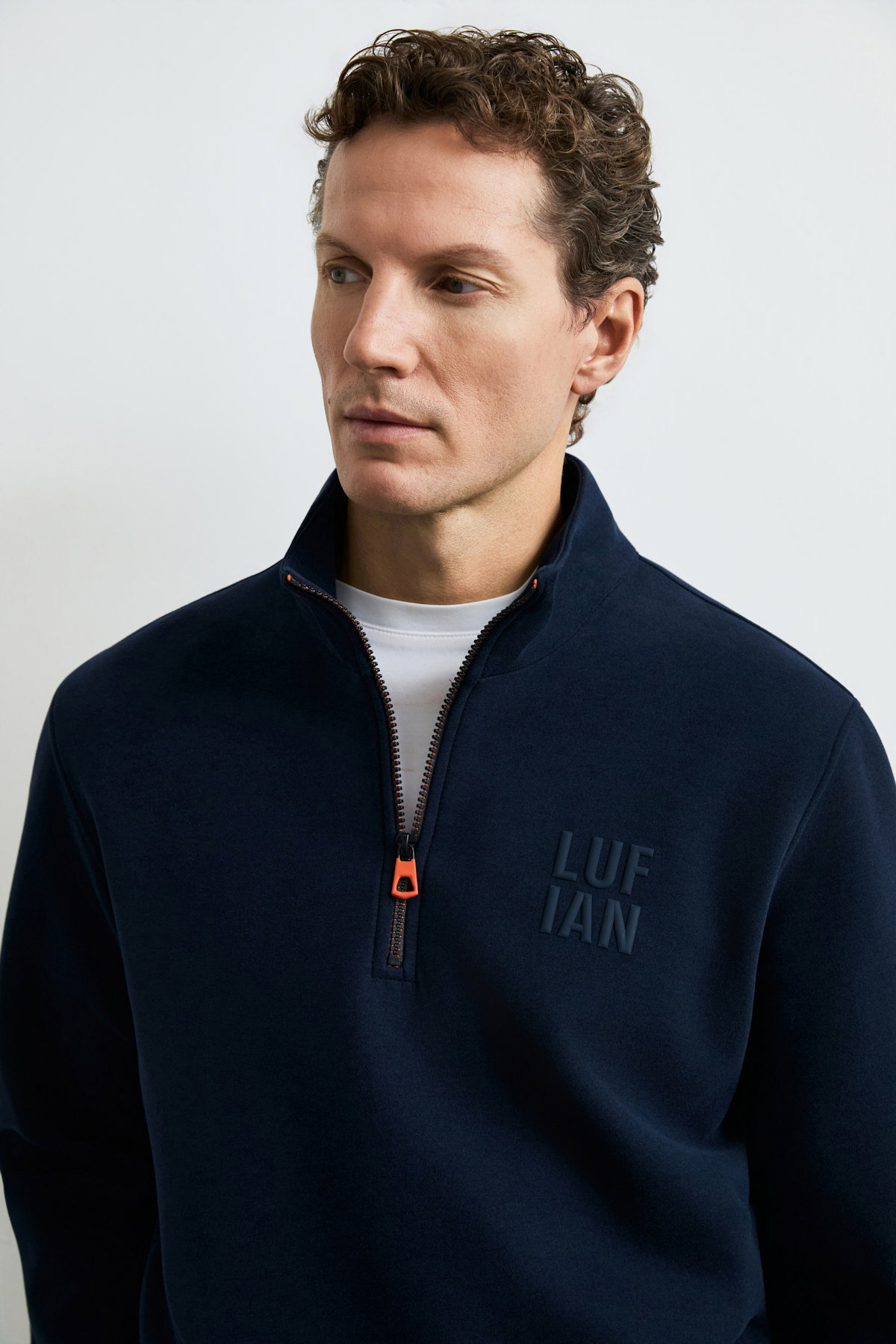 Lufian Erkek Chase Sweatshirt Lacivert - 3