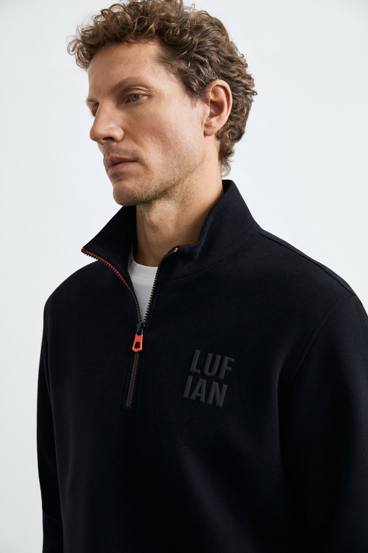Lufian Erkek Chase Sweatshirt Siyah - 3