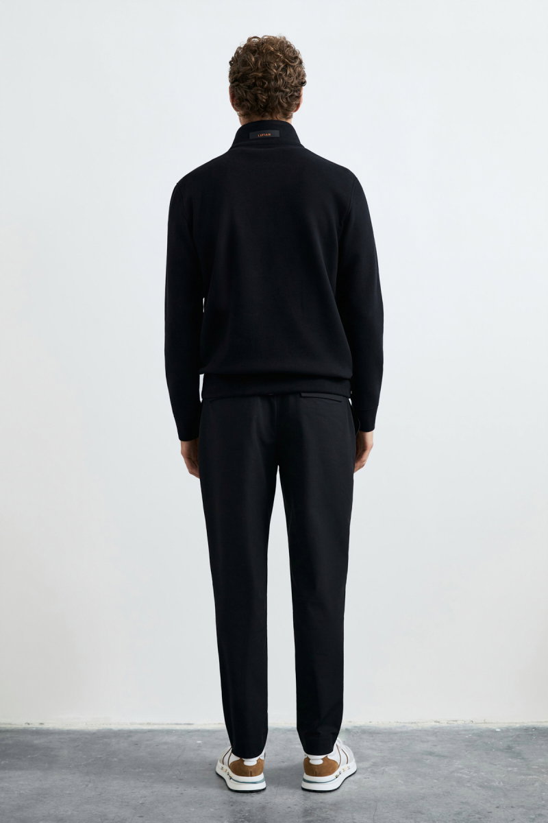 Lufian Erkek Chase Sweatshirt Siyah - 4
