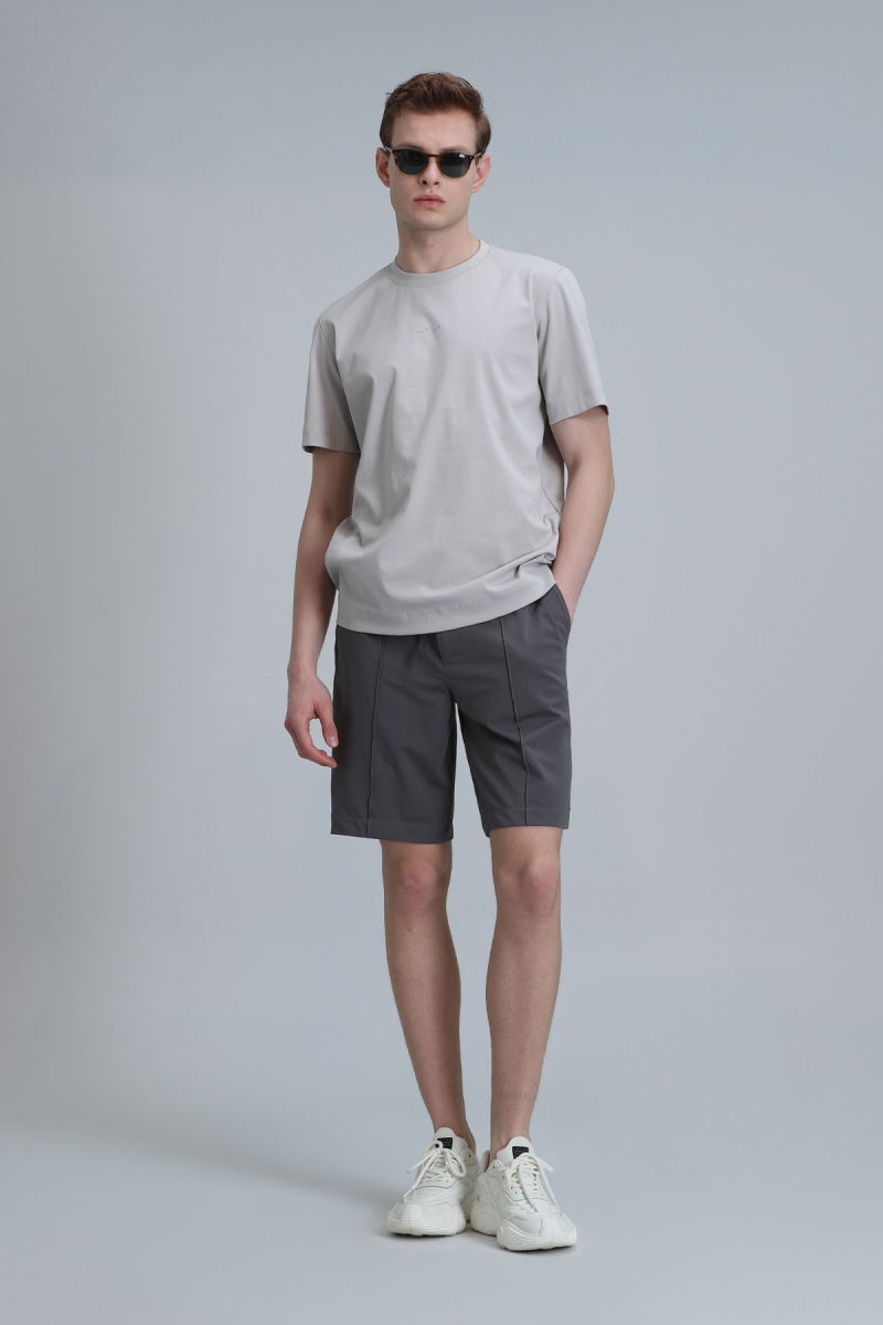 Lufian Erkek Chrıs Spor Chino Slim Fit Şort 111210071 Nefti - Lufian