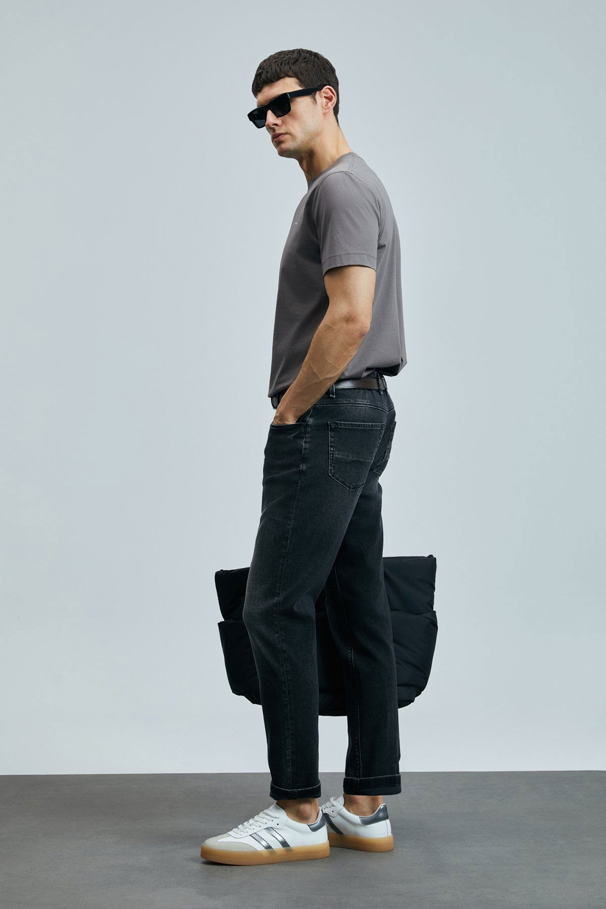 Lufian Erkek Chrısto Smart Slim Fit Jean Pantolon 111200210 Gri - 2