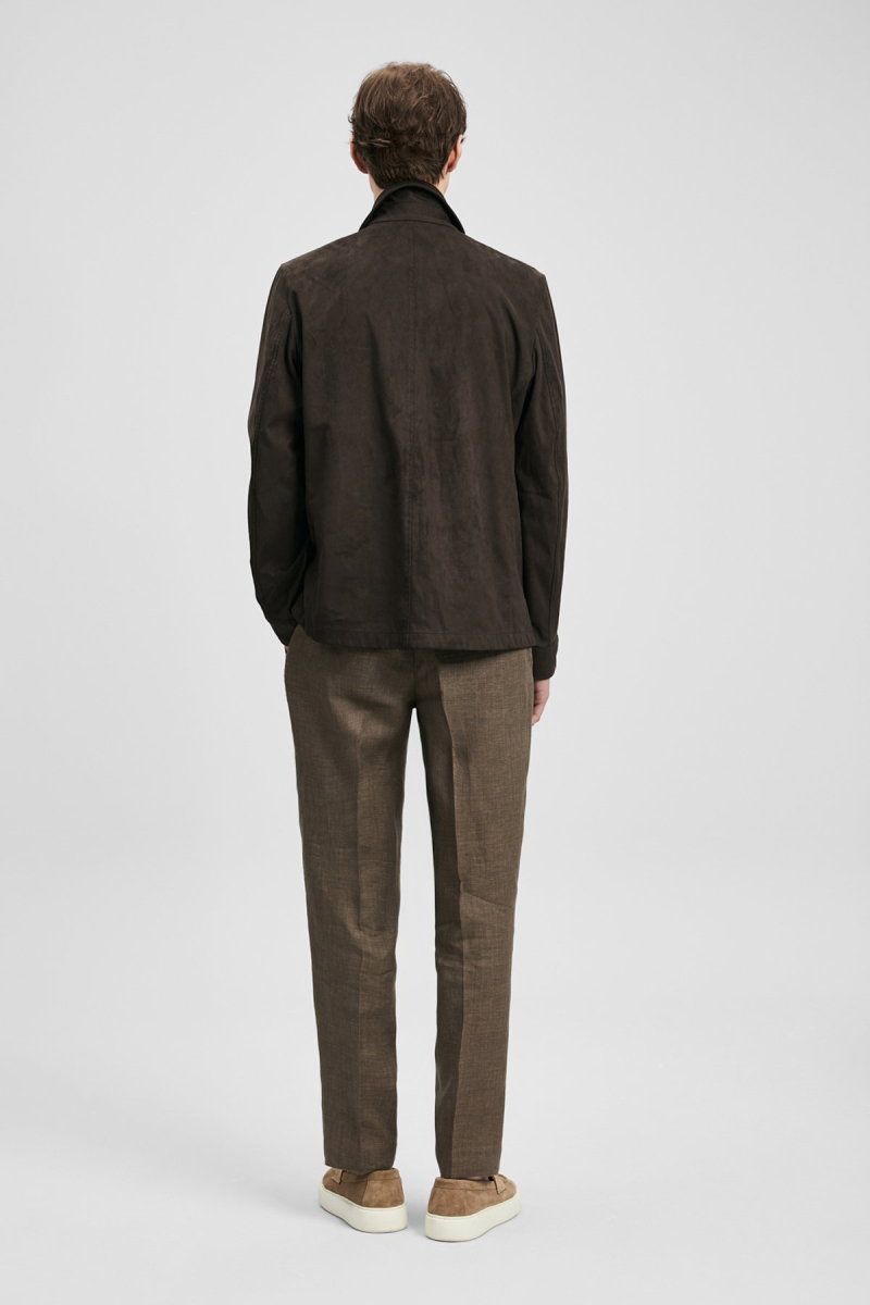 Lufian Erkek Cole Gömlek Ceket 111120073 Kahverengi - 4