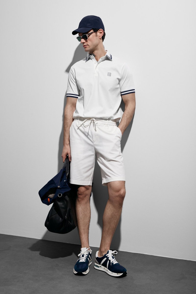 Lufian Erkek Cole Smart Polo T-Shirt 111040237 Kırık Beyaz - 2