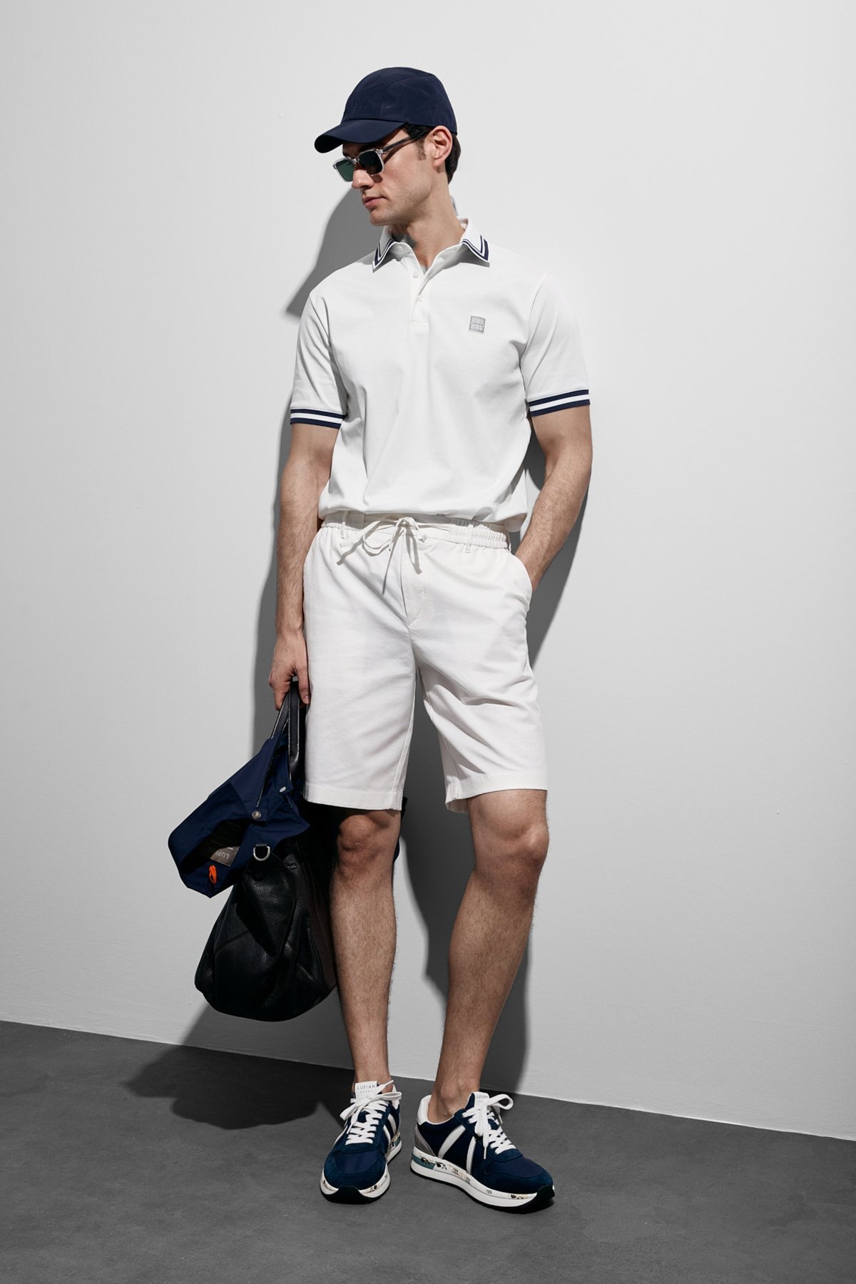 Lufian Erkek Cole Smart Polo T-Shirt 111040237 Kırık Beyaz - 2