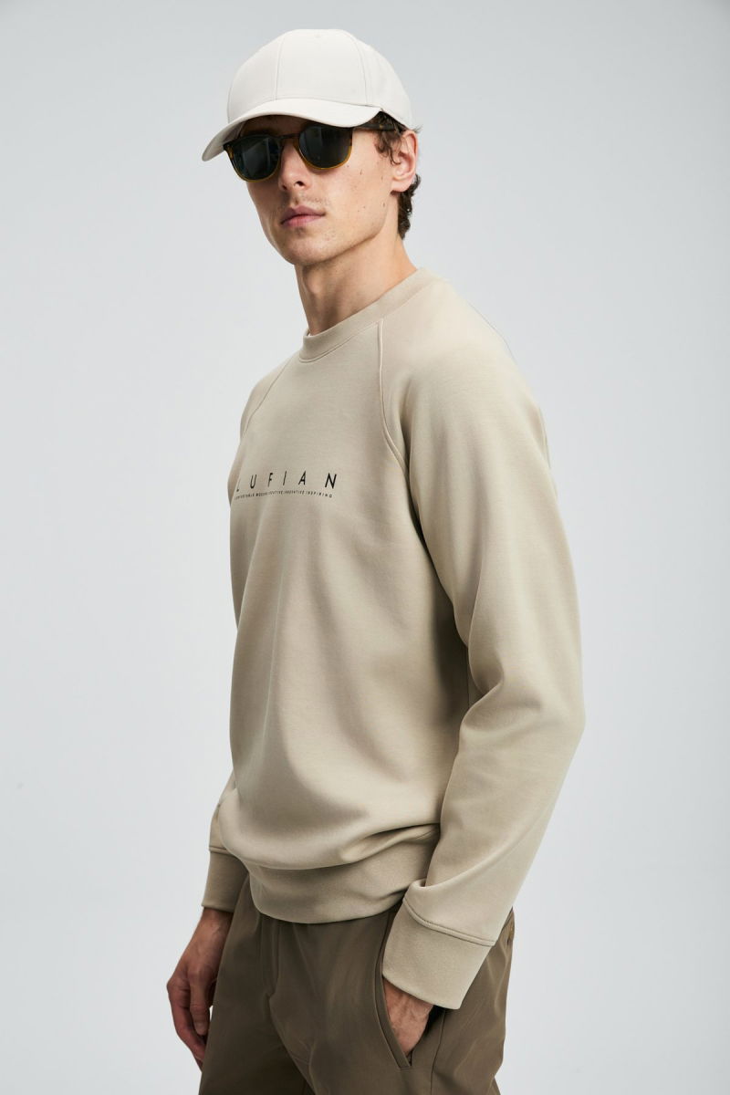 Lufian Erkek Cooper Sweatshirt 112030177 Bej - 3