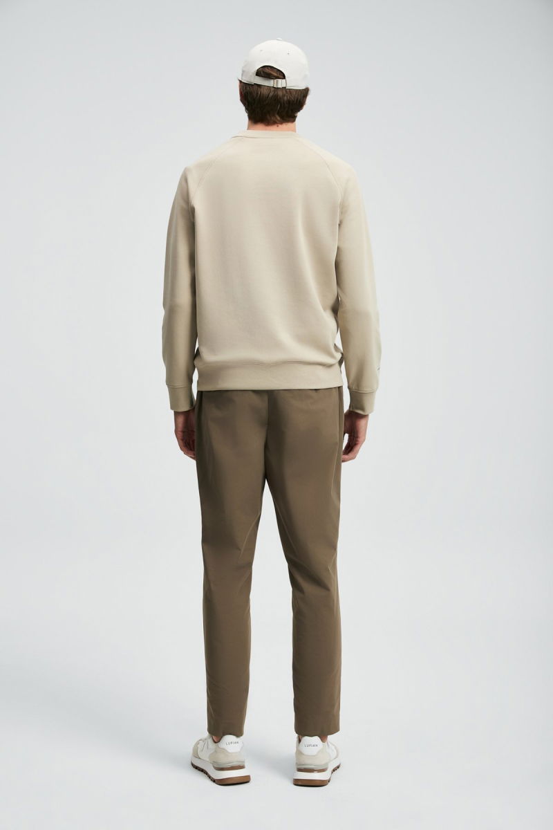 Lufian Erkek Cooper Sweatshirt 112030177 Bej - 4