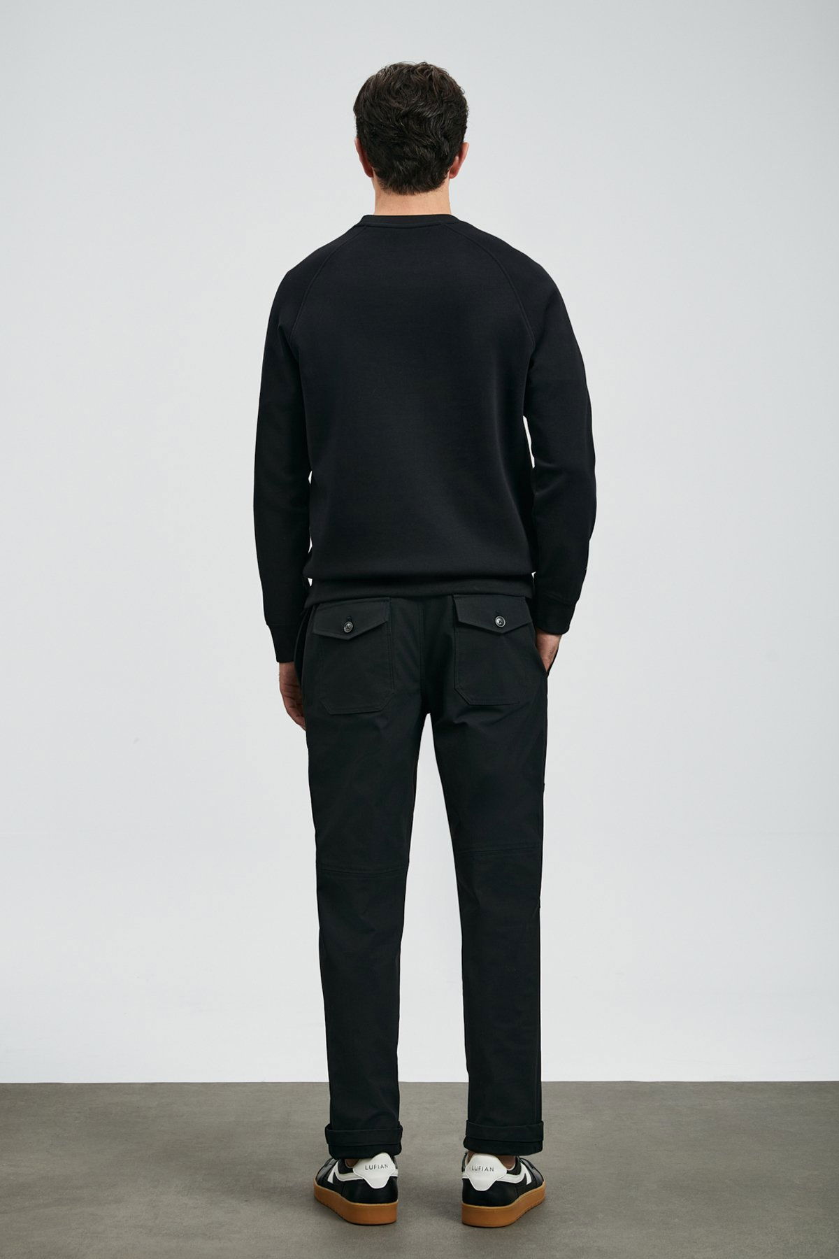 Lufian Erkek Cooper Sweatshirt 112030177 Siyah - 4