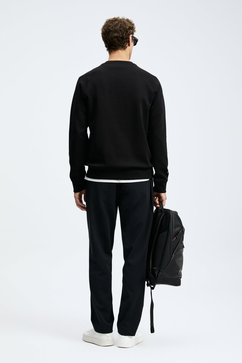 Lufian Erkek Cooper Sweatshirt 112030198 Siyah - 4