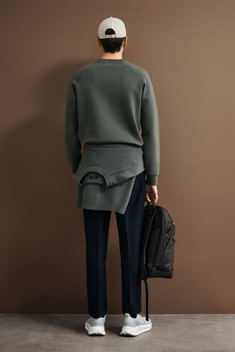 Lufian Erkek Cooper Sweatshirt 112030198 Yeşil - 4