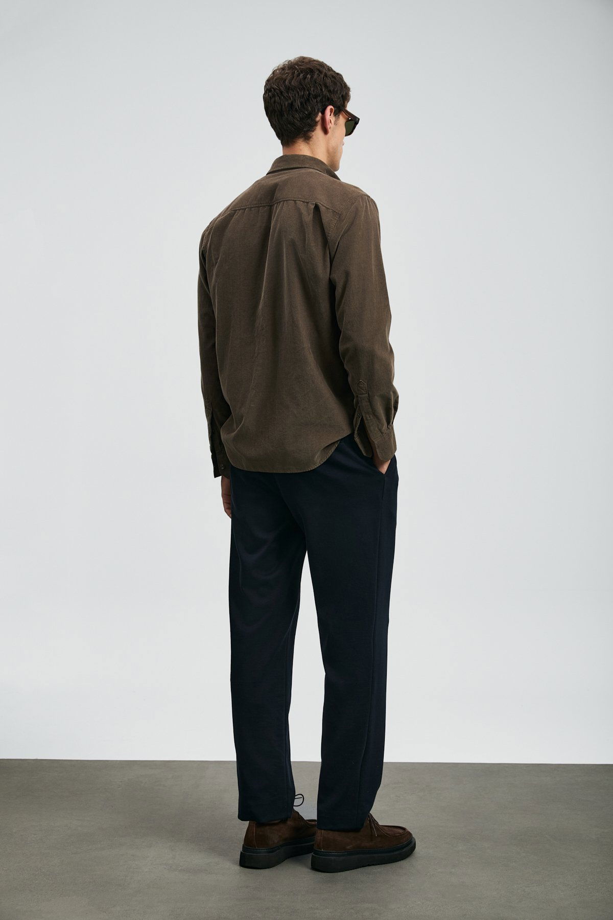 Lufian Erkek Copernı Smart Slim Fit Chino Pantolon 112190339 Lacivert - 4