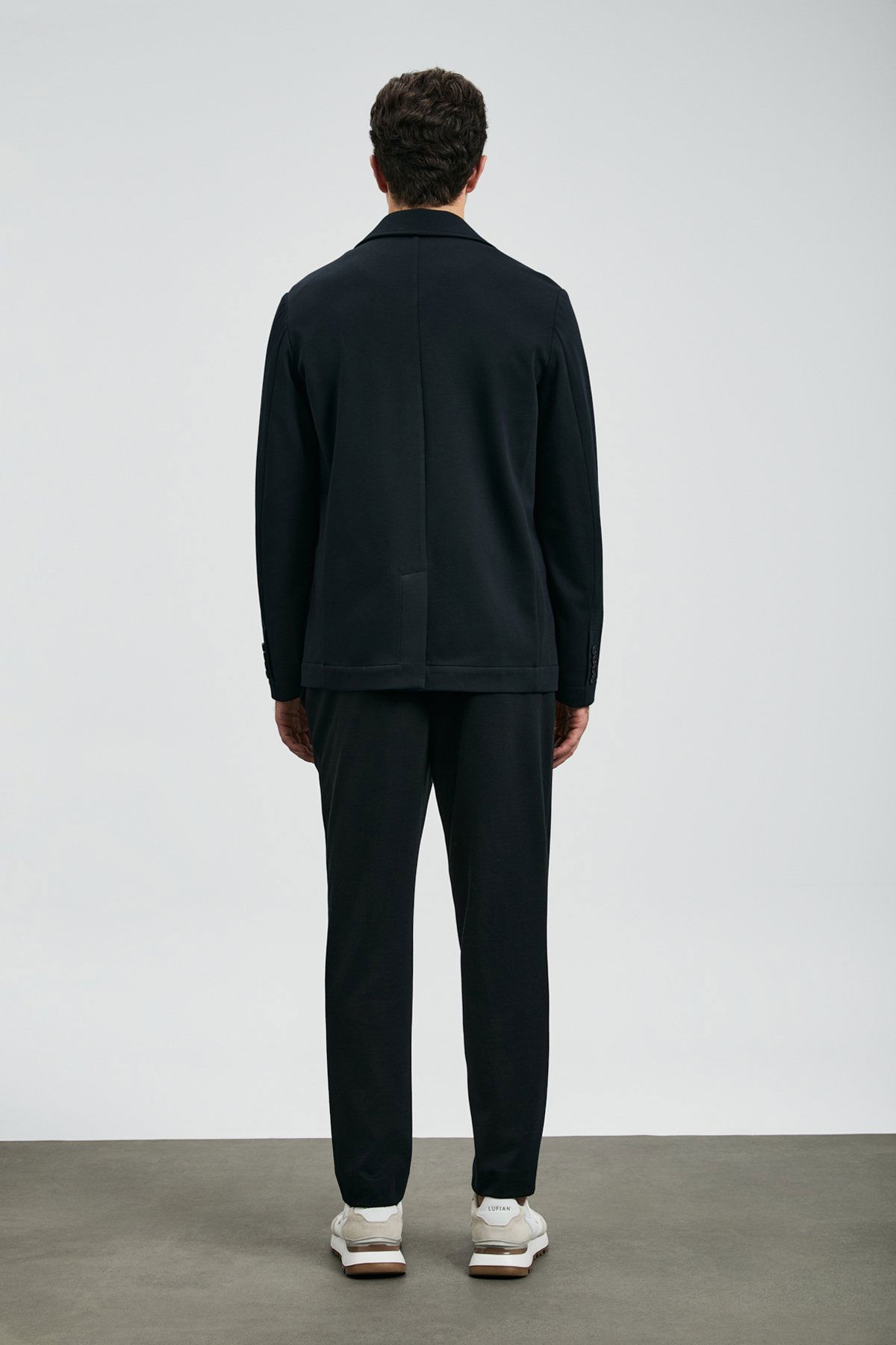 Lufian Erkek Copernı Smart Slim Fit Chino Pantolon 112190339 Siyah - 4