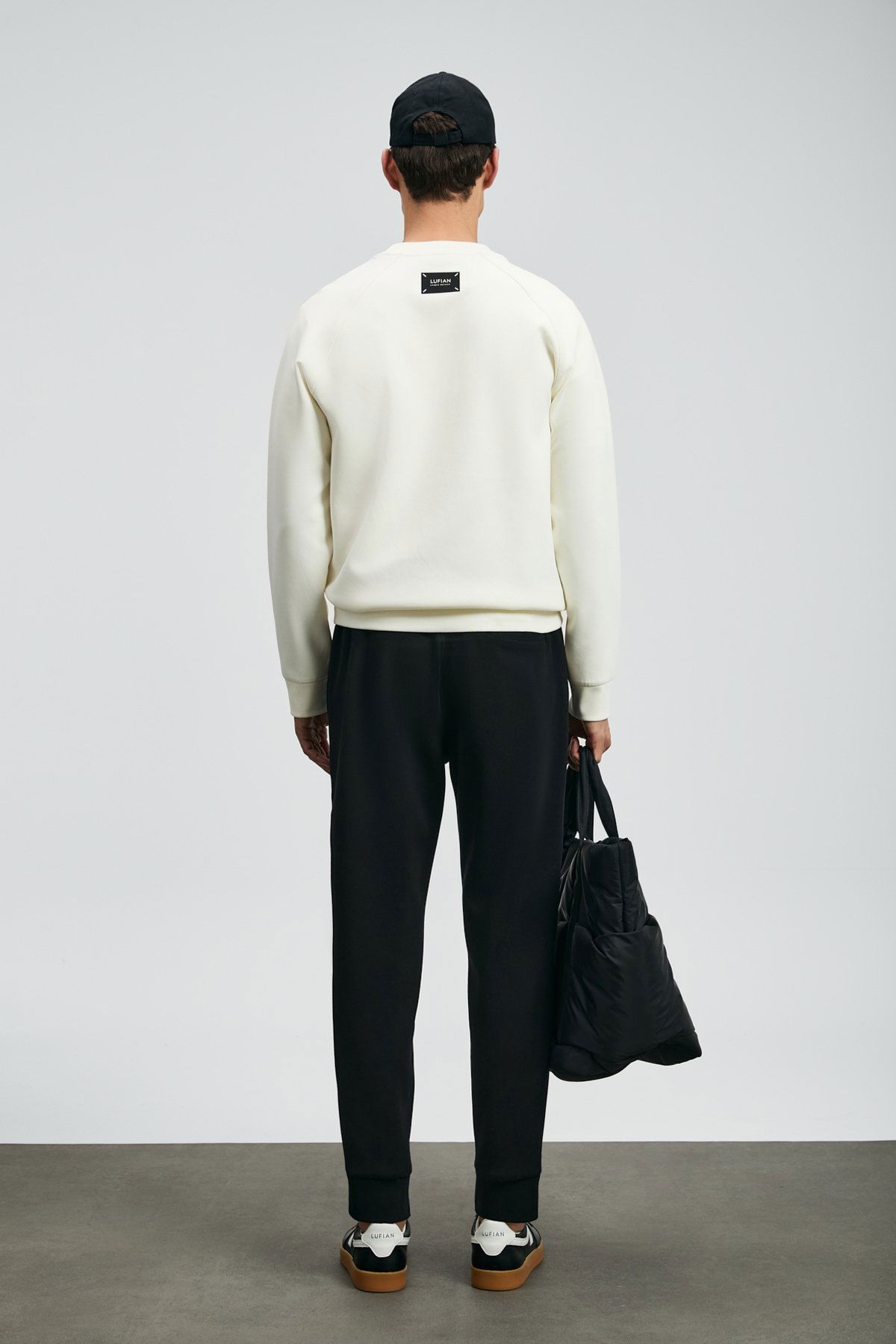 Lufian Erkek Cosmo Sweatshirt 112030181 Kırık Beyaz - 4