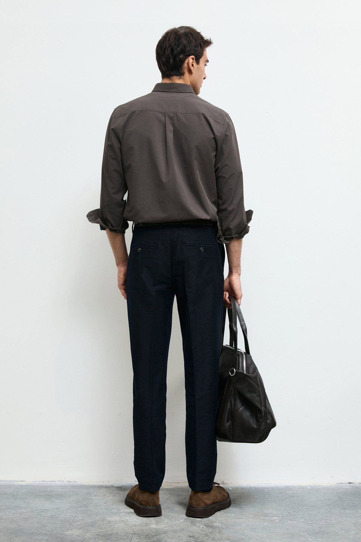 Lufian Erkek Crom Basic Regular Fit Gömlek Yeşil - 4