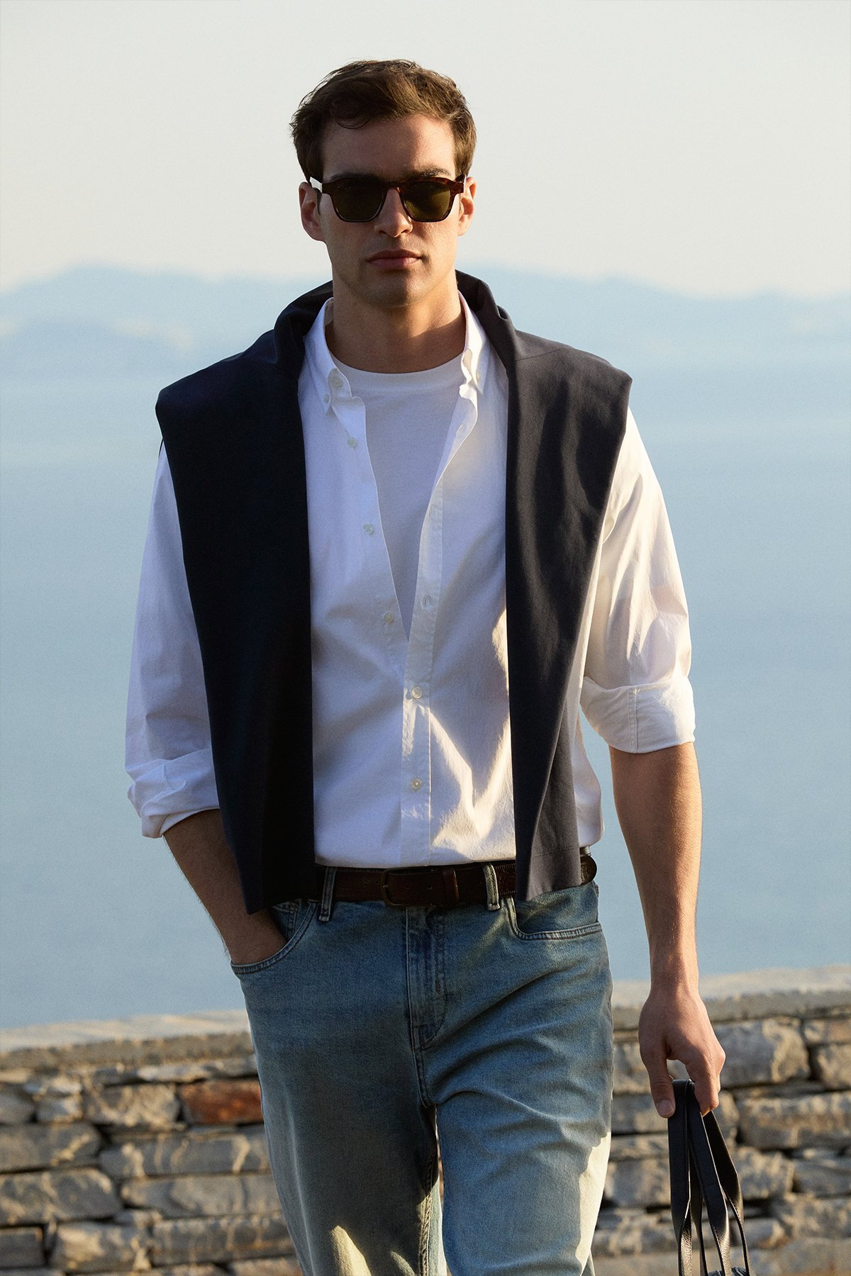 Lufian Erkek Danıel Basic Regular Fit Gömlek 111010677 Beyaz - 1