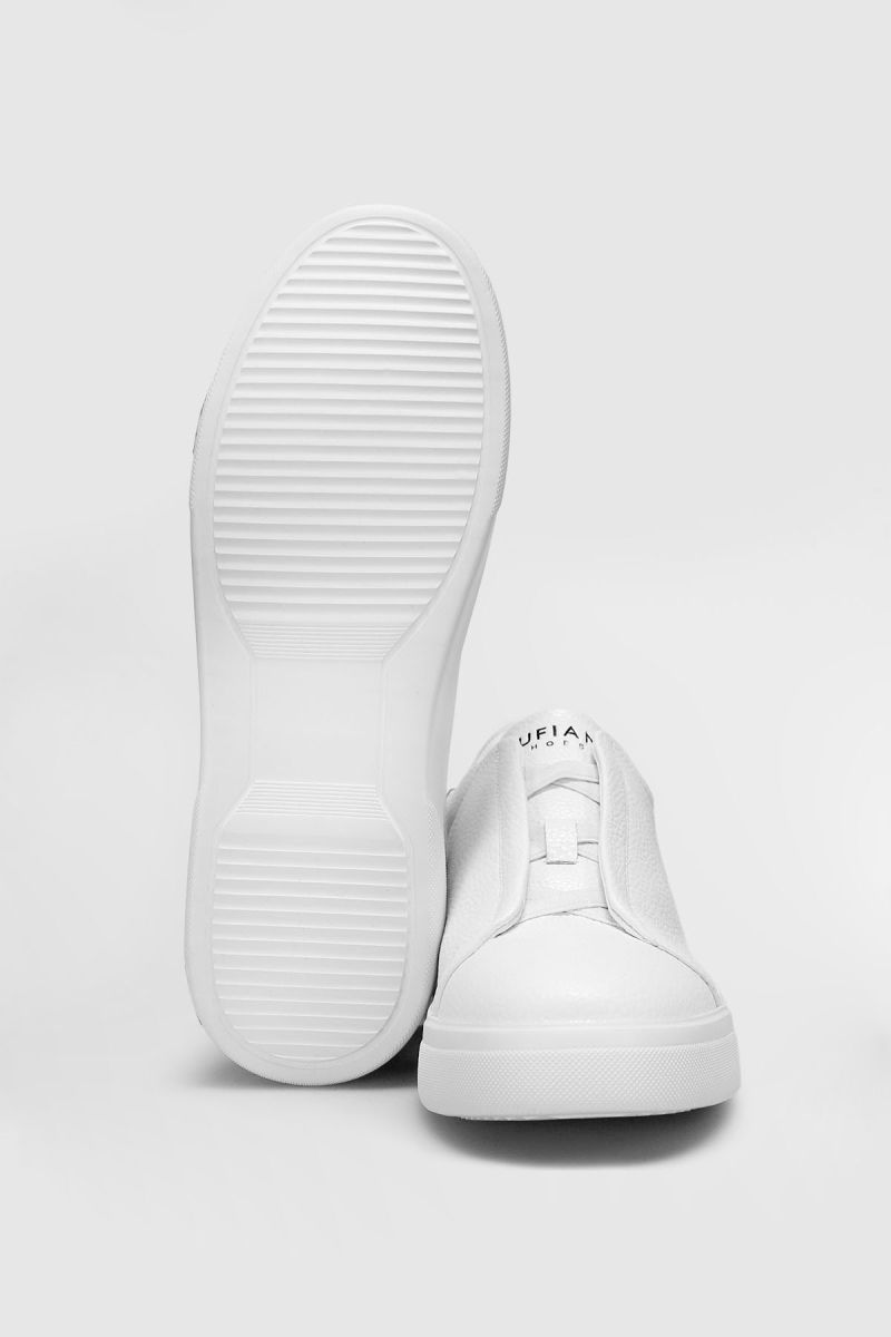 Lufian Erkek Dante Deri Sneaker Ayakkabı 112230256 Beyaz - 5