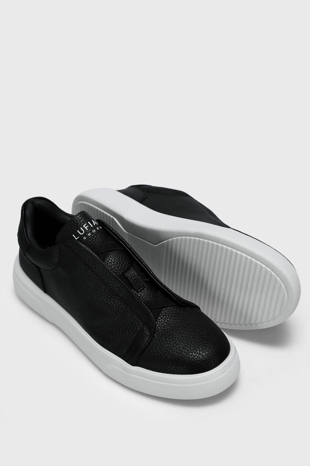 Lufian Erkek Dante Deri Sneaker Ayakkabı 112230256 Black - 1
