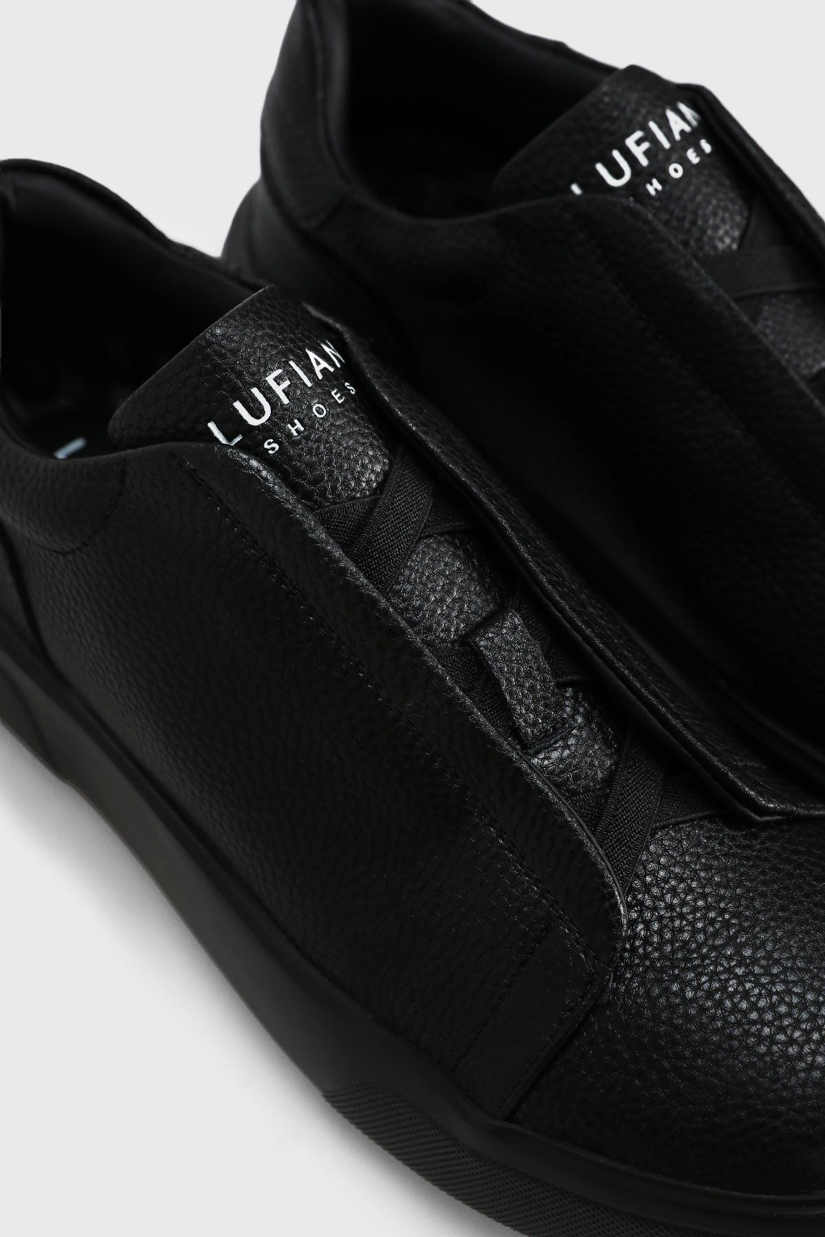Lufian Erkek Dante Deri Sneaker Ayakkabı 112230257 Siyah - 2