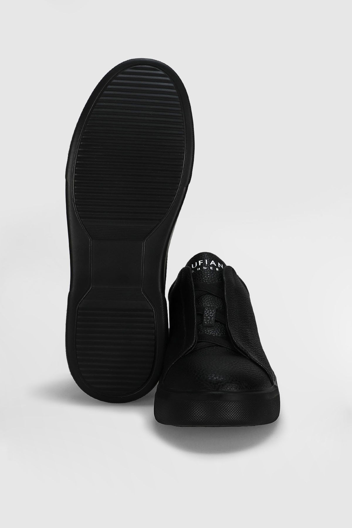 Lufian Erkek Dante Deri Sneaker Ayakkabı 112230257 Siyah - 5