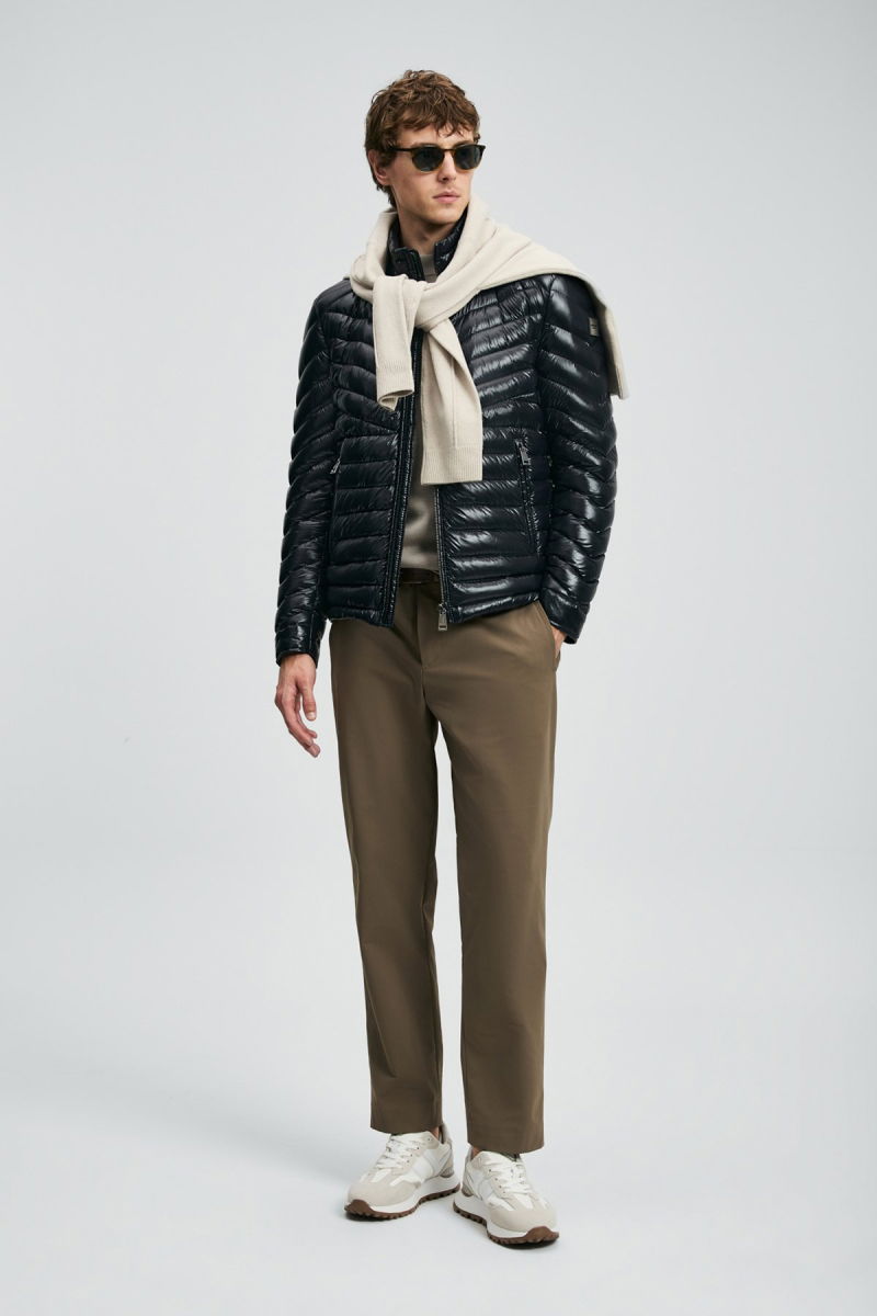 Lufian Erkek Daren Smart Slim Fit Chino Pantolon 112190340 Toprak - 3