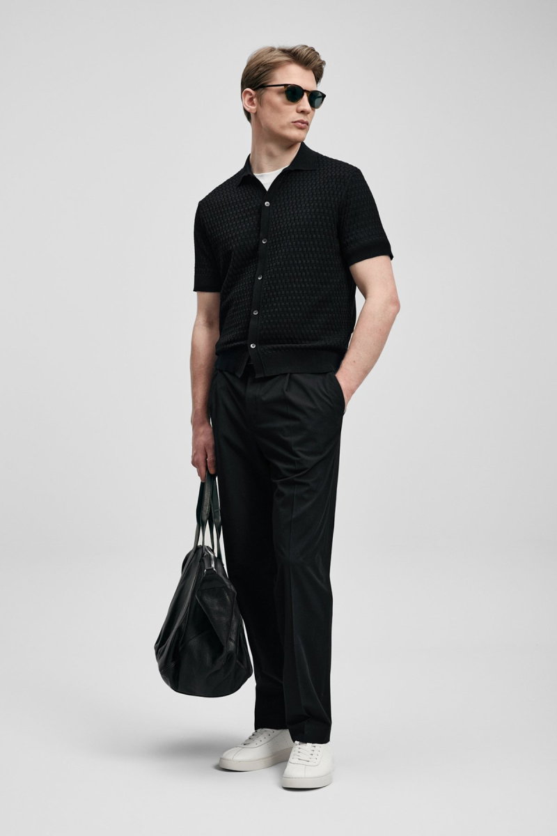 Lufian Erkek Darwın Coolmax® Kazak 111090144 Siyah - Lufian