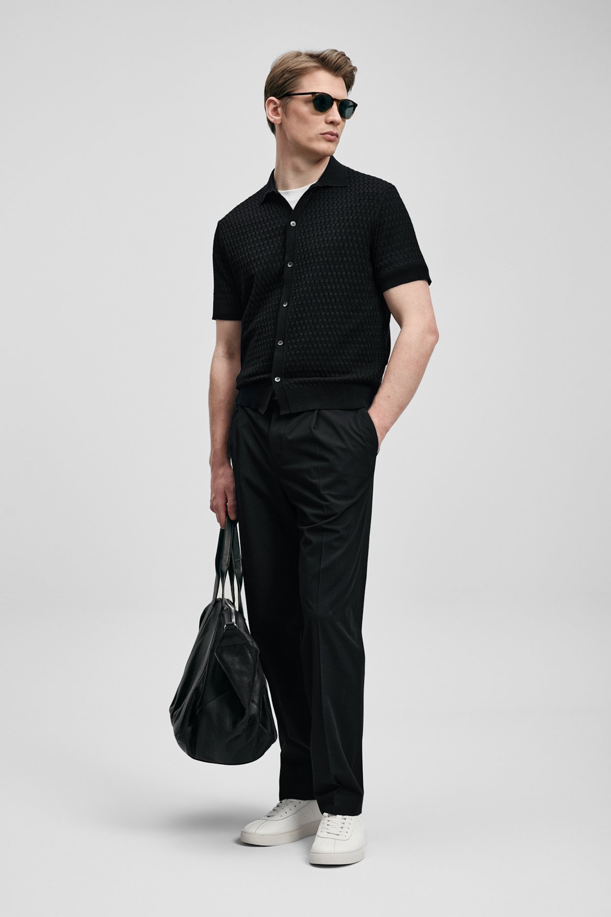 Lufian Erkek Darwın Coolmax® Kazak 111090144 Siyah - 1