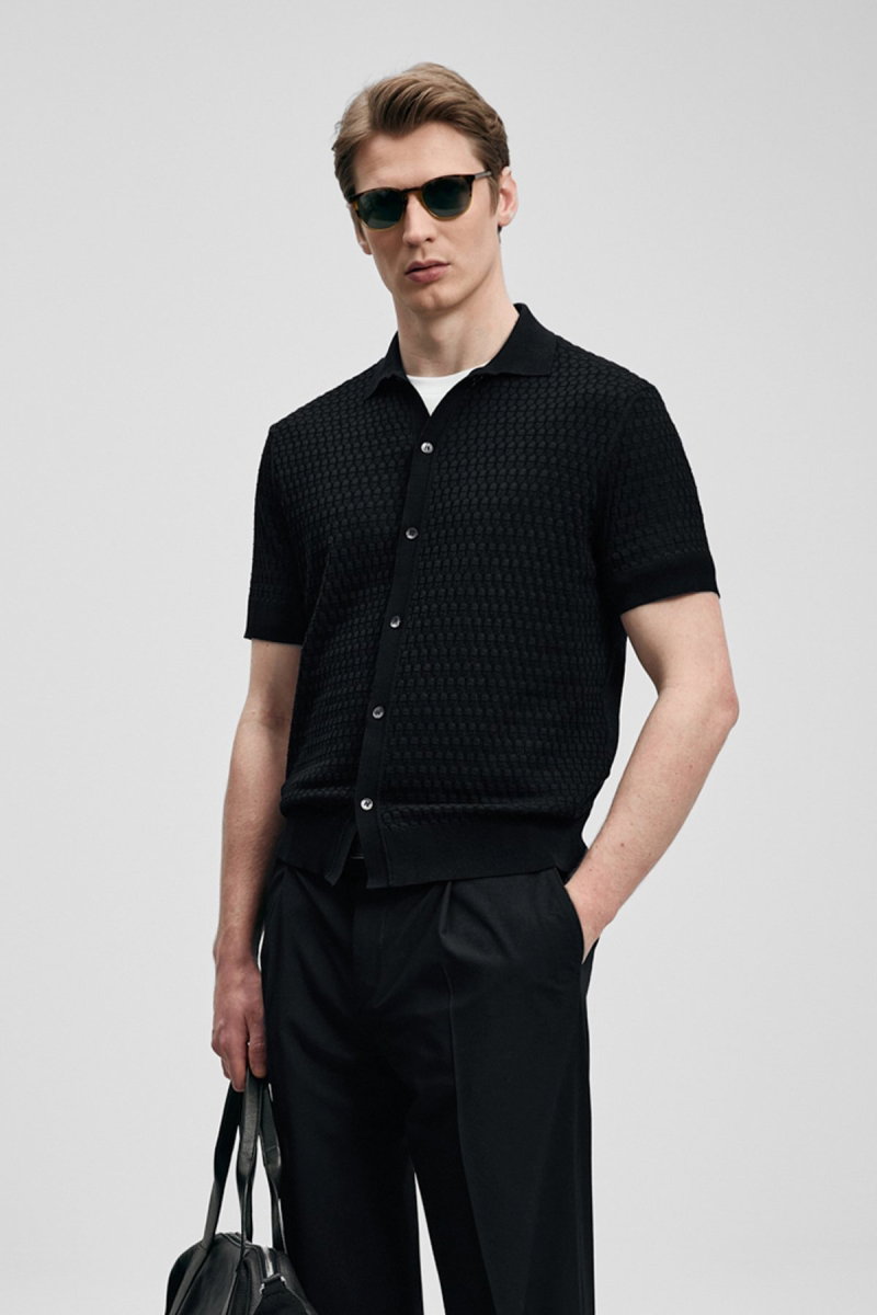 Lufian Erkek Darwın Coolmax® Kazak 111090144 Siyah - 2