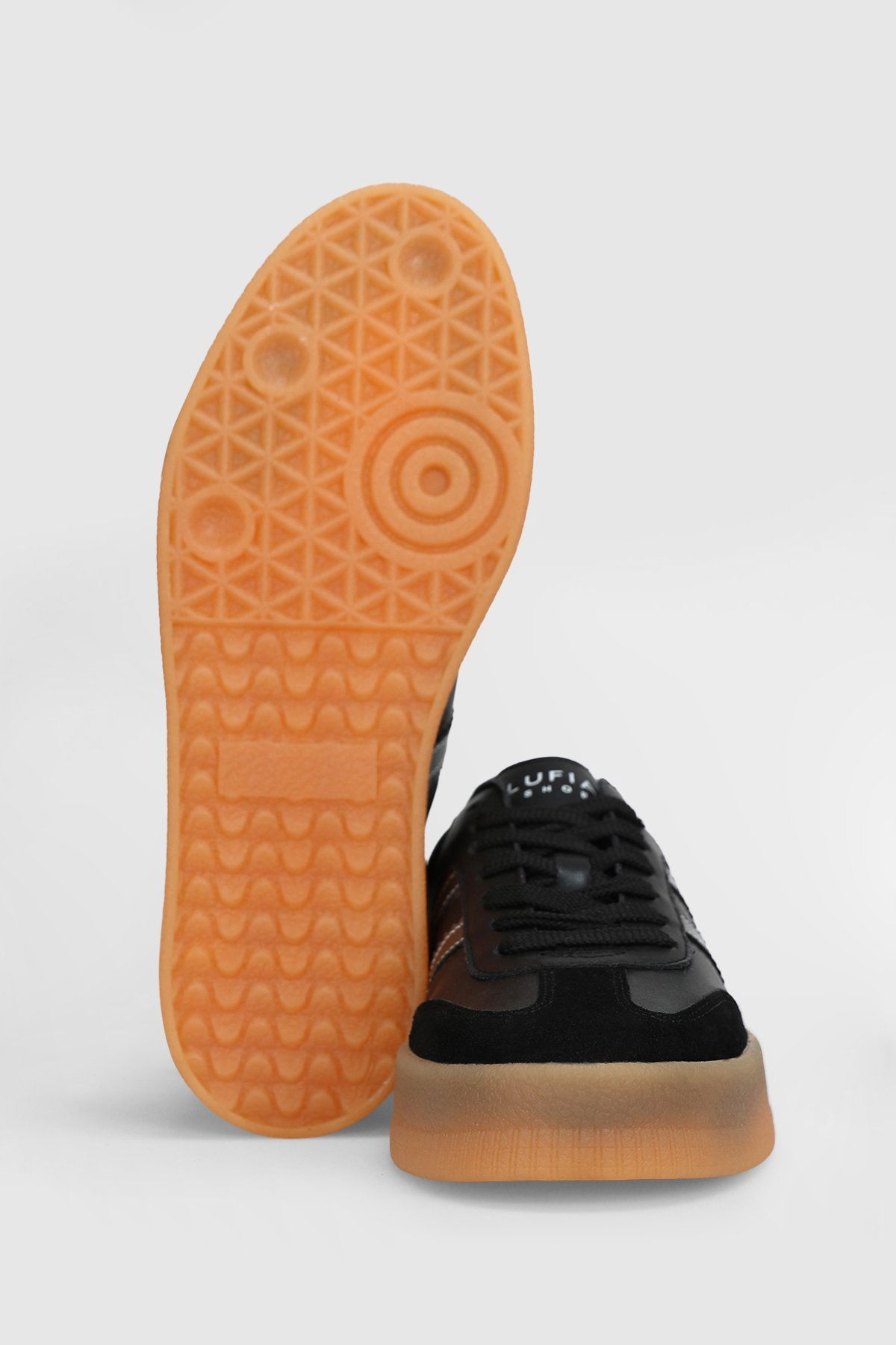 Lufian Erkek Davıd Deri Sneaker Ayakkabı 112230234 Siyah - 5