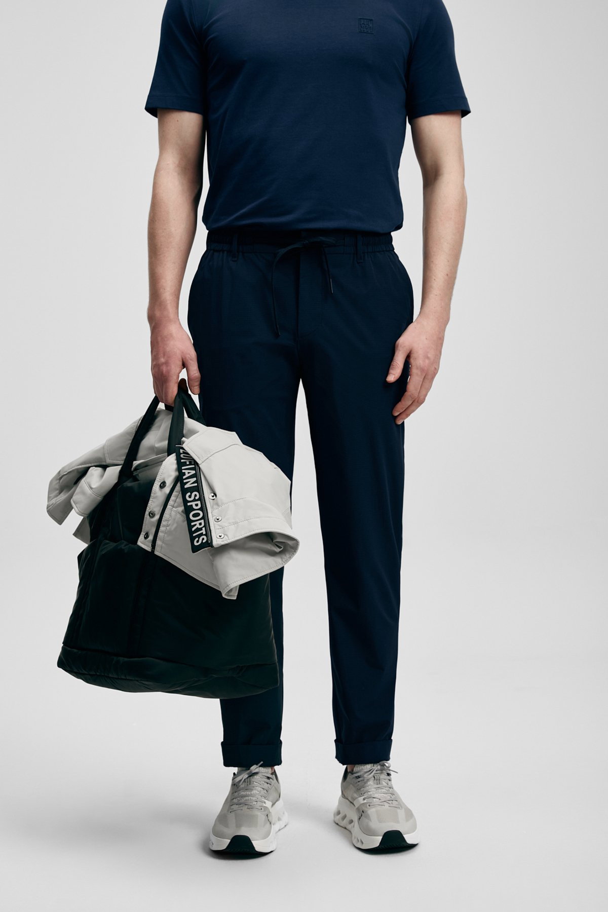 Lufian Erkek Daxon Smart Slim Fit Chino Pantolon 111190359 Lacivert - 2