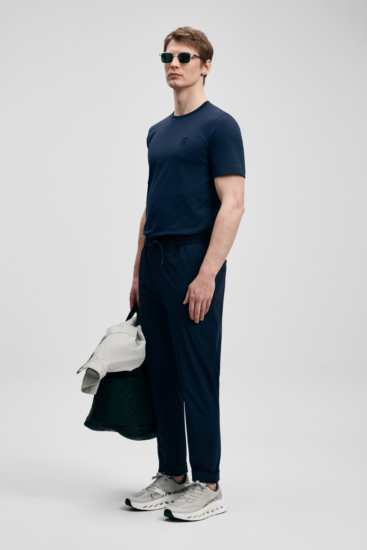 Lufian Erkek Daxon Smart Slim Fit Chino Pantolon 111190359 Lacivert - 4