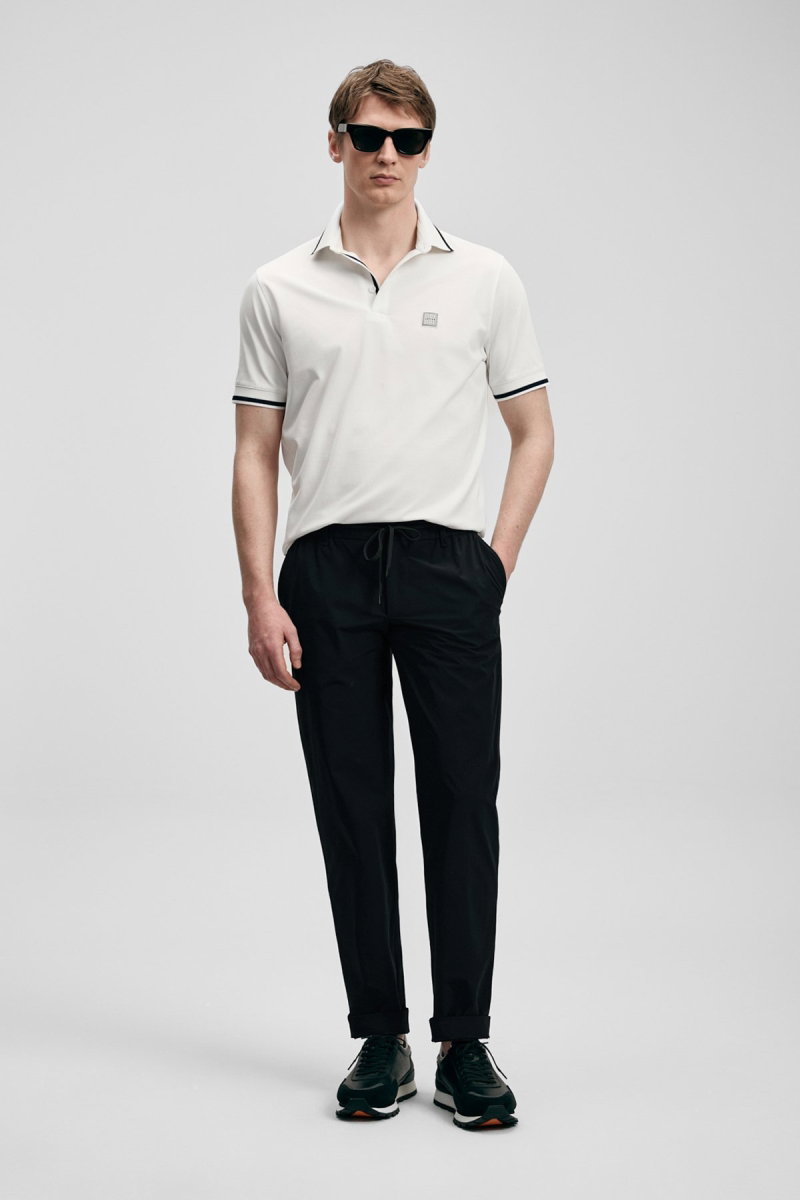 Lufian Erkek Daxon Smart Slim Fit Chino Pantolon 111190359 Siyah - Lufian