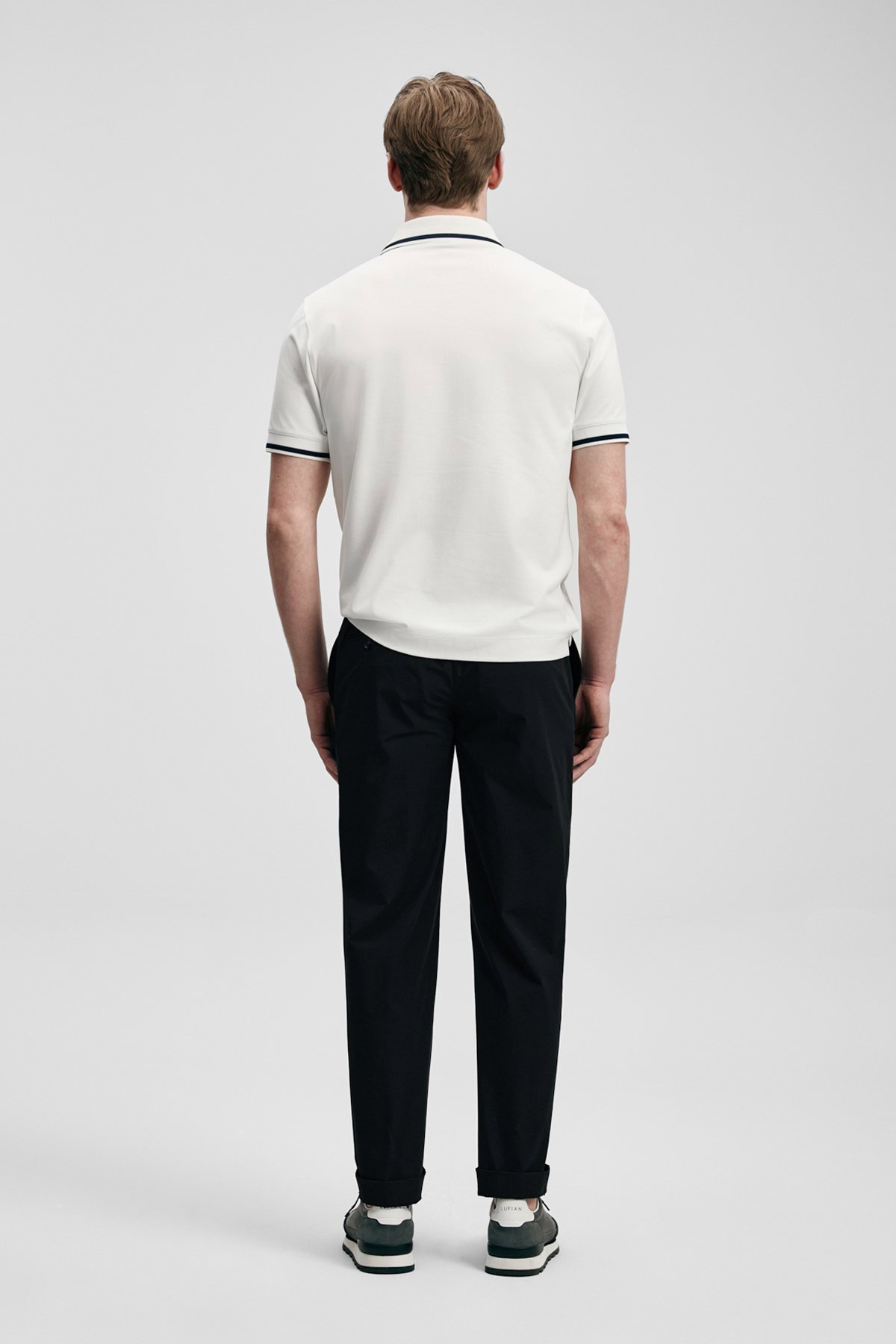 Lufian Erkek Daxon Smart Slim Fit Chino Pantolon 111190359 Siyah - 4